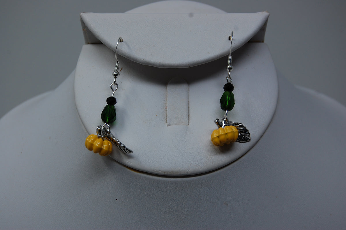 Pumpkin Dangle Earrings