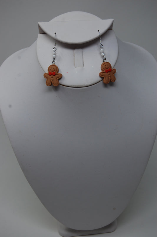 Gingerbread Dangle Earrings