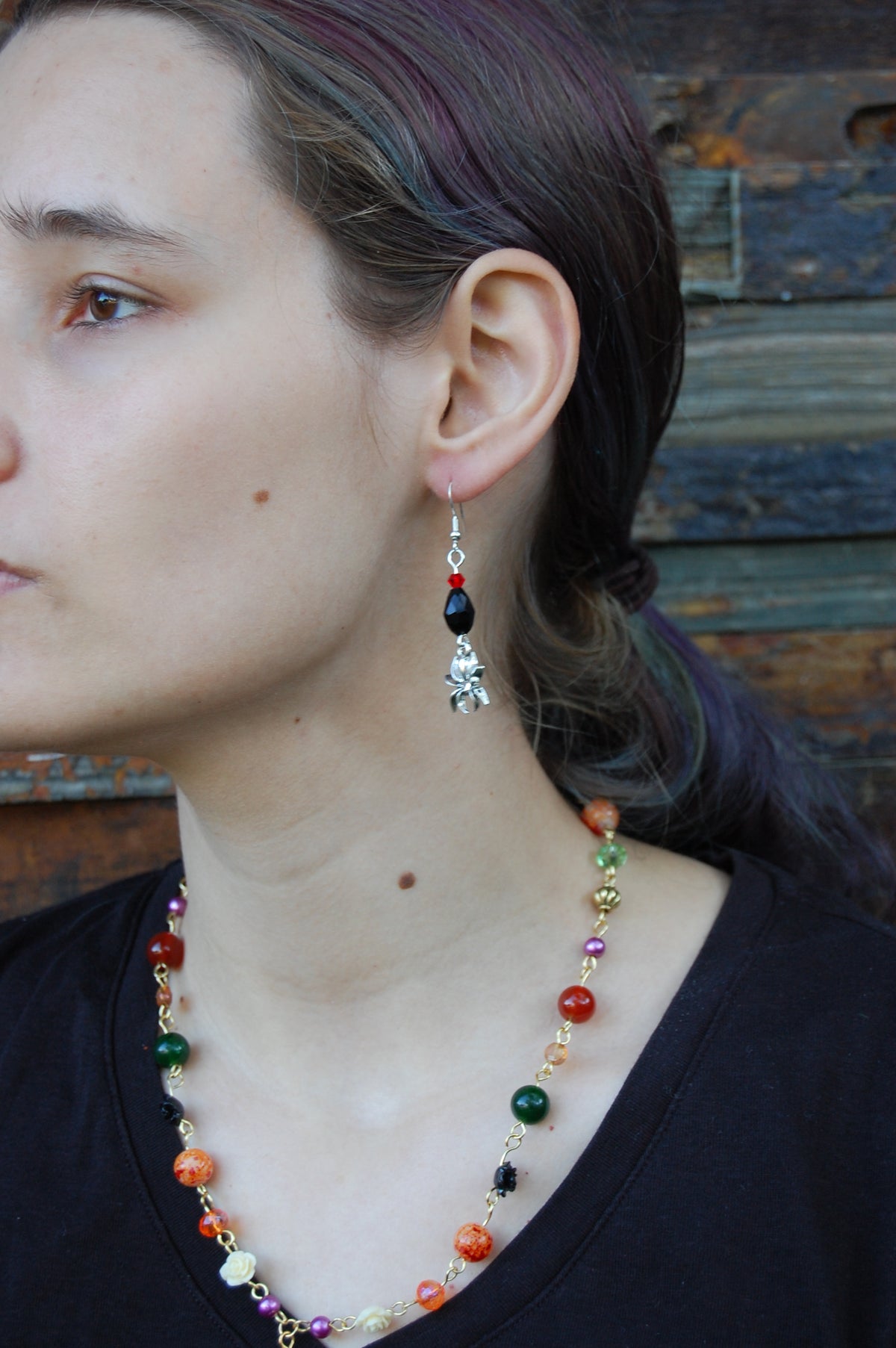 Spider Dangle Earrings