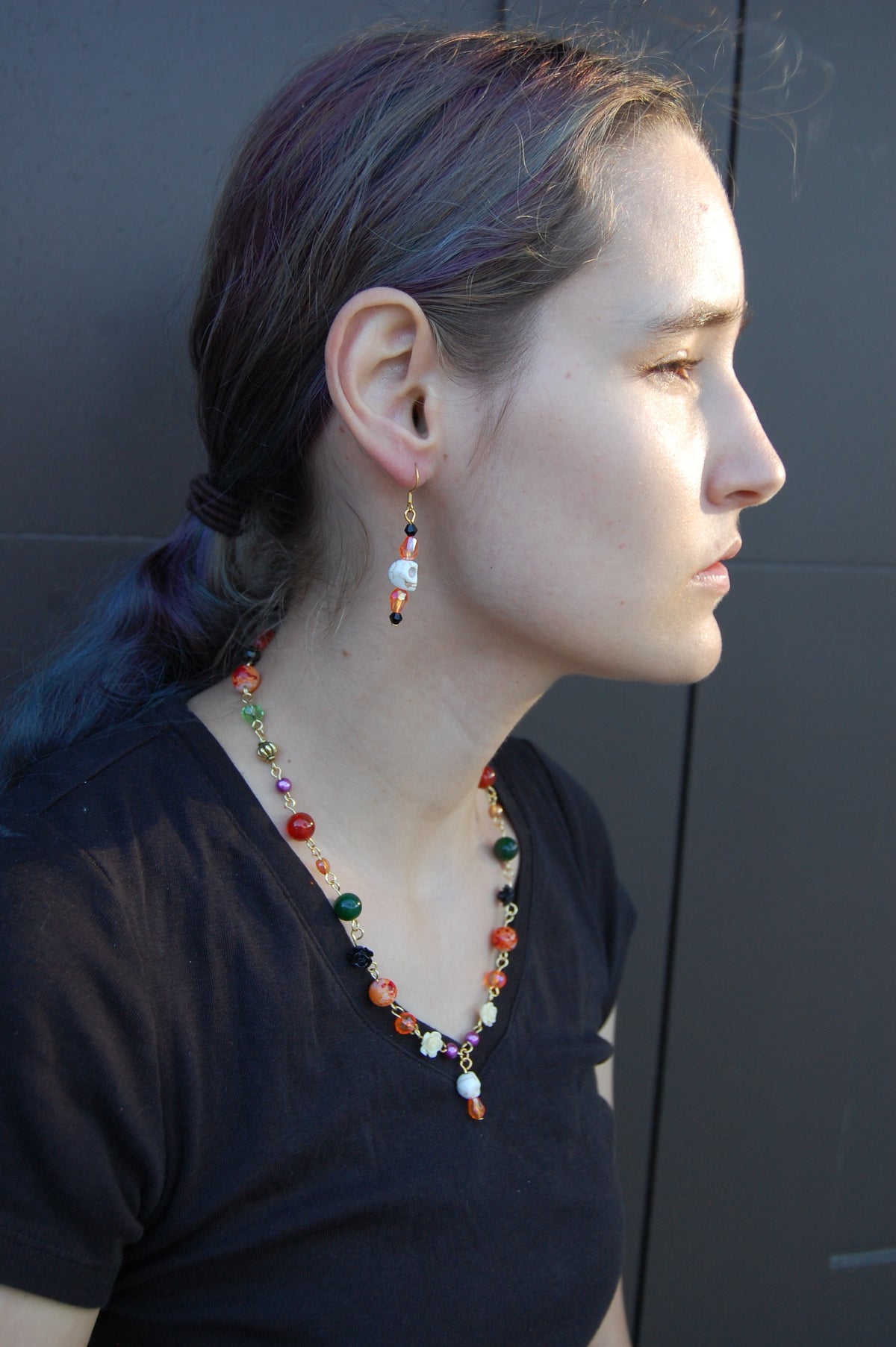 Skull Dangle Earrings