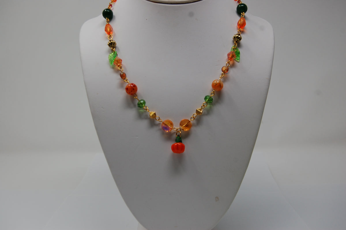 Autumn Pumpkin Necklace