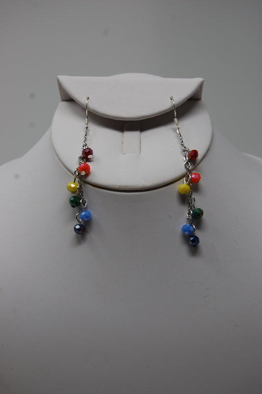 Rainbow Dangle Earrings