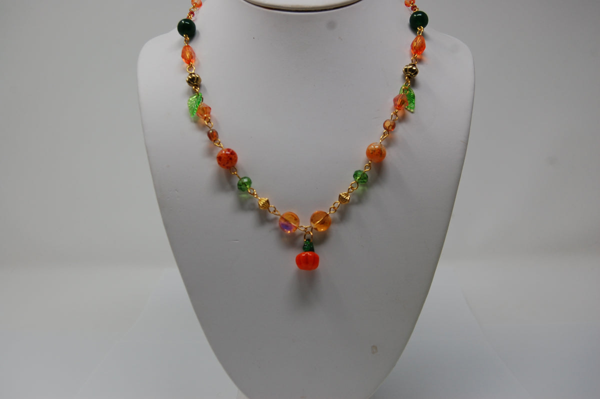Autumn Pumpkin Necklace