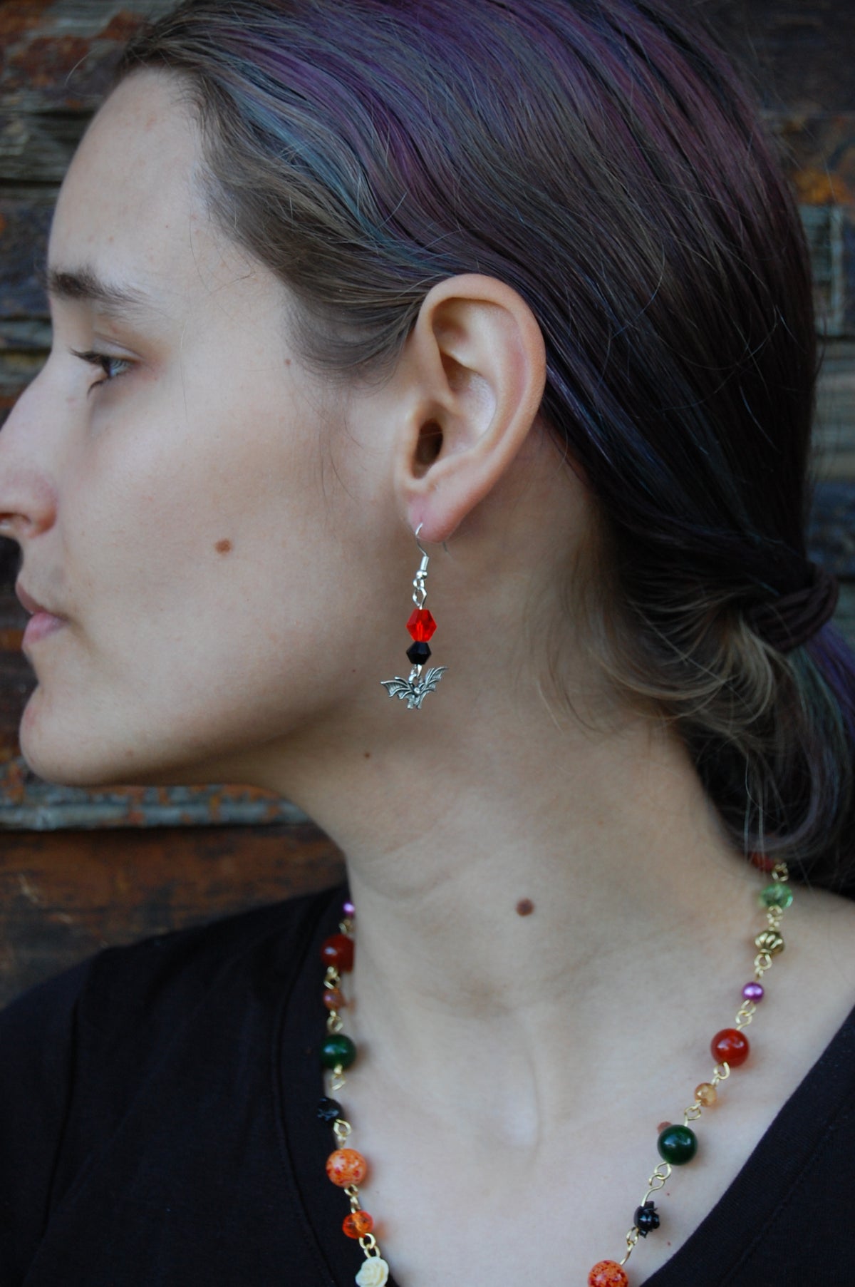 Bat Dangle Earrings