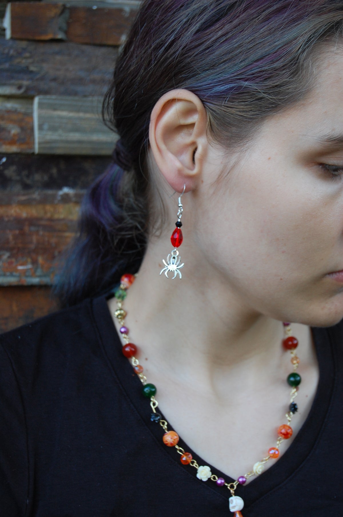 Spider Dangle Earrings