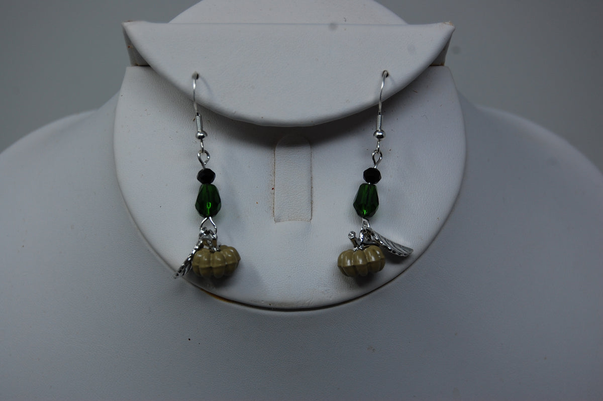 Pumpkin Dangle Earrings